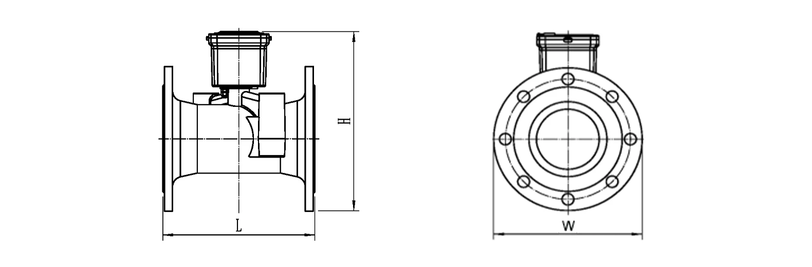 ultrasonic water meter drawing ultrasonic water meter drawing